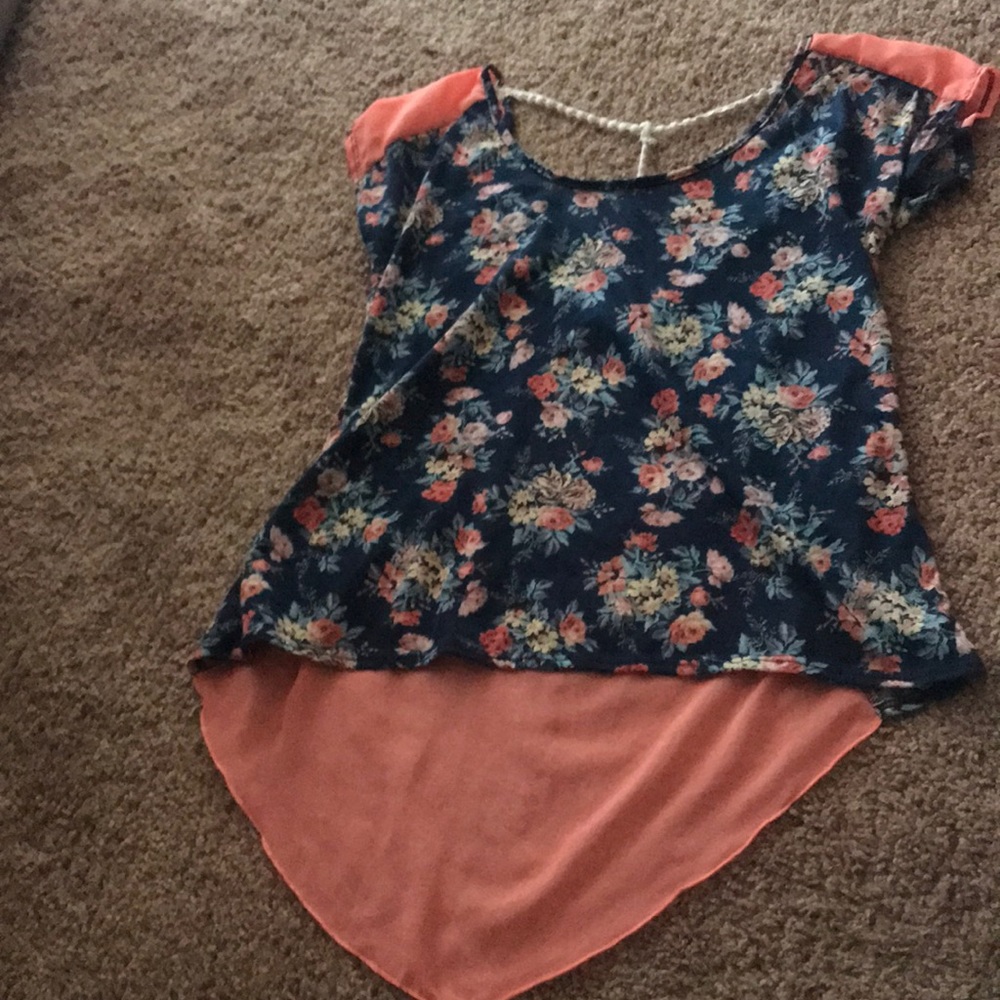 Long back shirt